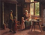 Bernard Jean Corneille Pothast Flowers for the New Arrival
